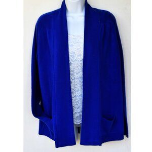 Blue Cardigan by Mercer Street Studio, size L,  NWOT